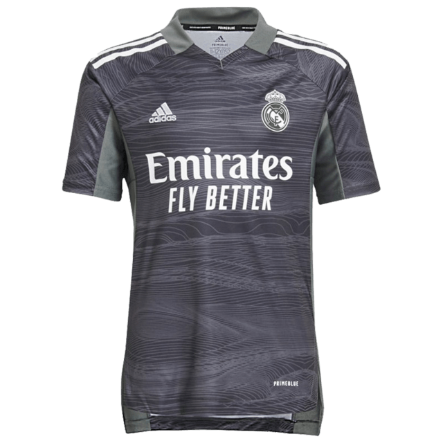 Camisa Goleiro Real Madrid 21/22 Adidas - Cinza - Loja da Seven