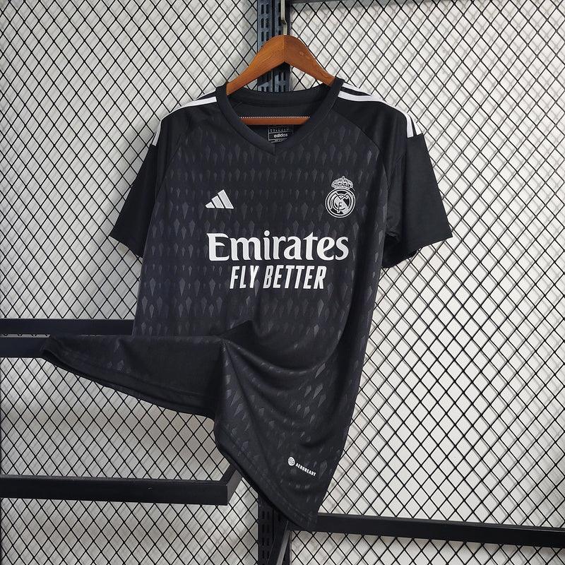 Camisa Goleiro Real Madrid 23/24 Adidas - Preto - Loja da Seven