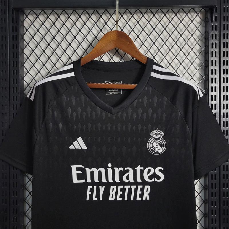 Camisa Goleiro Real Madrid 23/24 Adidas - Preto - Loja da Seven