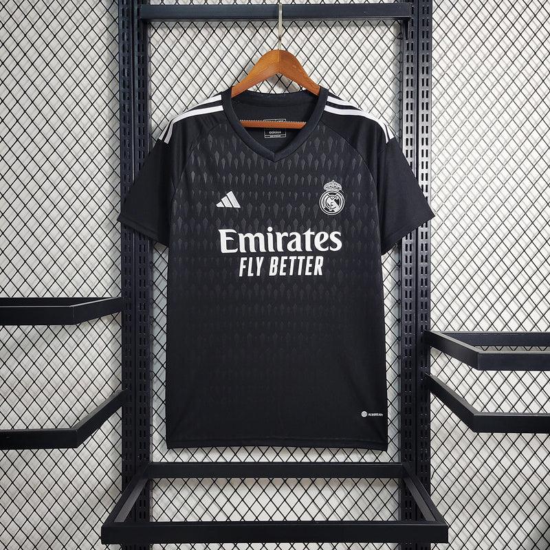 Camisa Goleiro Real Madrid 23/24 Adidas - Preto - Loja da Seven