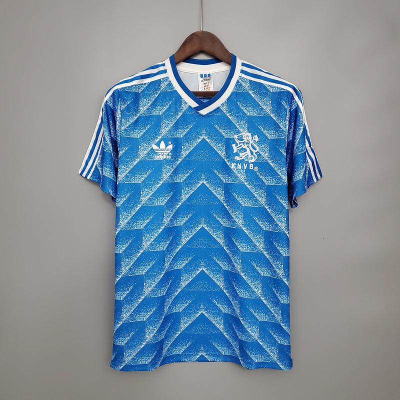 Camisa Holanda Retrô 1988 Azul - Adidas - DA Sports Oficial