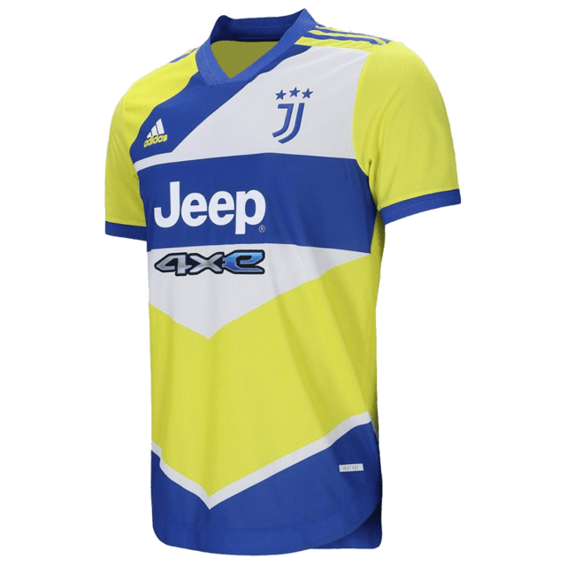 Camisa Juventus III 21/22 Adidas - Azul e Amarelo - Loja da Seven