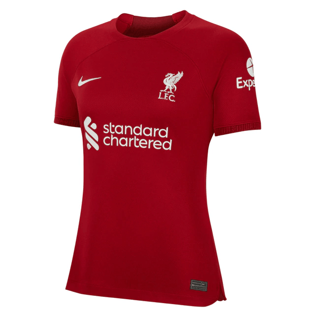 Camisa Liverpool Home 22/23 s/n° Torcedor Nike Feminina - Vermelha - Loja da Seven