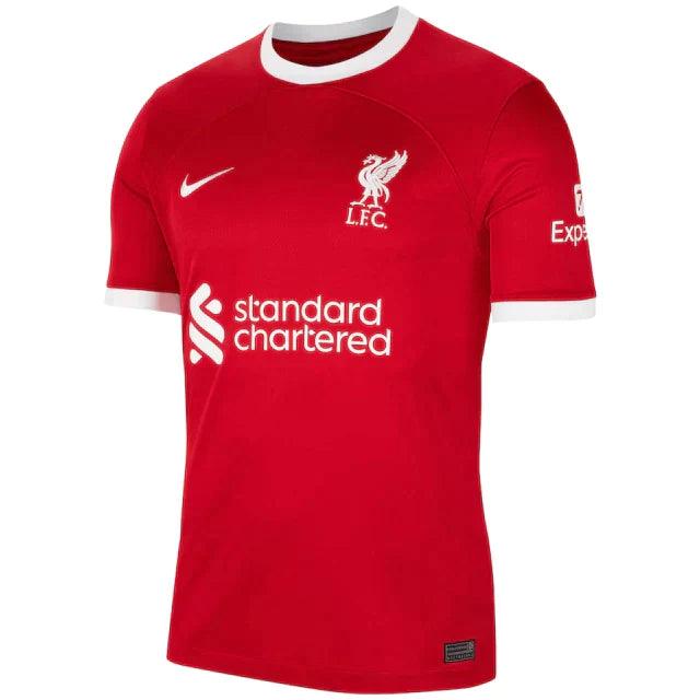 Camisa Liverpool Home 23/24 s/n° Torcedor Masculino - Vermelho - Loja da Seven