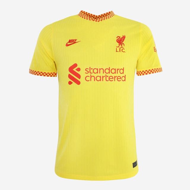 Camisa Liverpool III 21/22 Nike - Amarelo - Loja da Seven