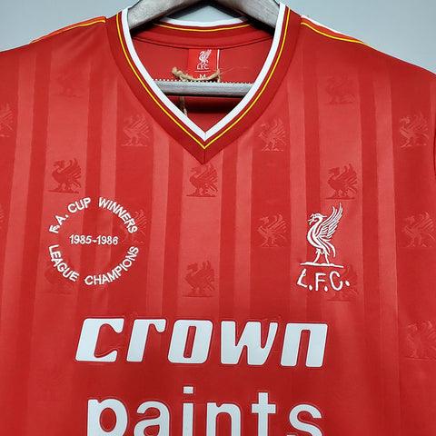 Camisa Liverpool Retrô 1985/1986 Vermelha - DA Sports Oficial