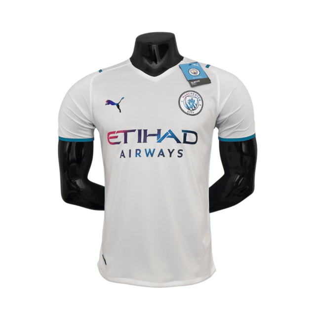 Camisa Manchester City 2122 - Branca - Puma - Masculino Jogador - Loja da Seven