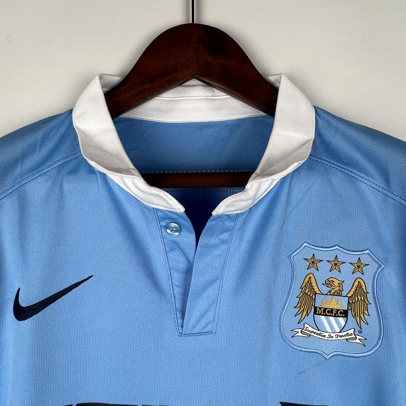 Camisa Manchester City I 15/16 Nike - Azul - Loja da Seven