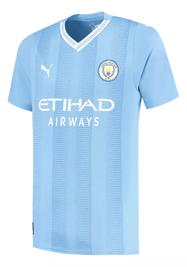 Camisa Manchester City I 23/24 Puma - Azul - Loja da Seven