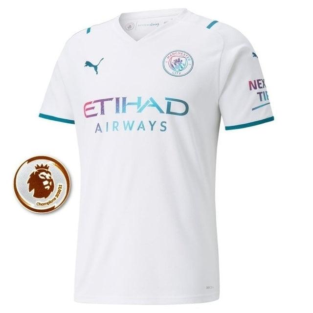 Camisa Manchester City II [Premier League] 21/22 Puma - Branco - Loja da Seven