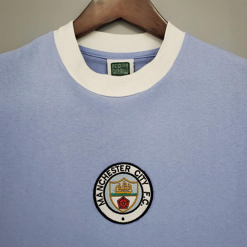 Camisa Manchester City Retrô 1972 Azul - DA Sports Oficial