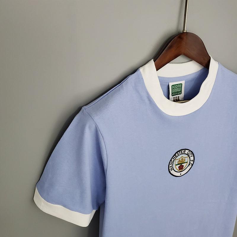 Camisa Manchester City Retrô 1972 Azul - DA Sports Oficial