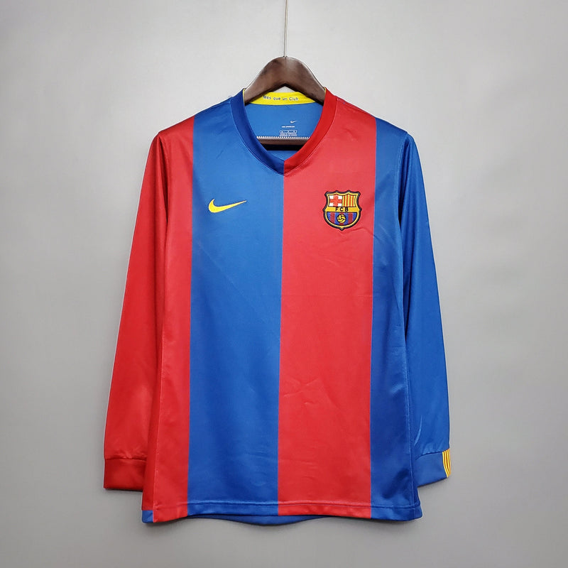 Camisa Manga Longa Barcelona 06/07 Nike - Grená - DA Sports Oficial