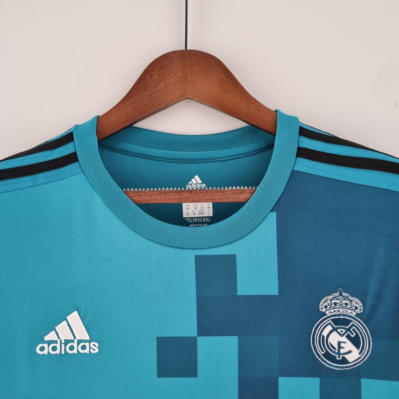 Camisa Manga Longa Real Madrid 17/18 Adidas - Azul - DA Sports Oficial