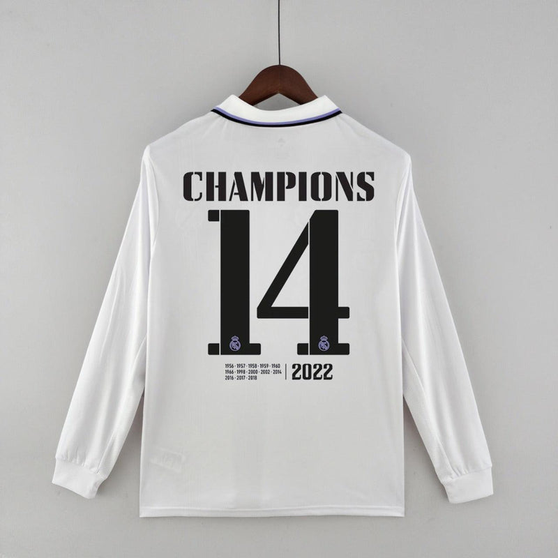 Camisa Manga Longa Real Madrid [UEFA Champions League