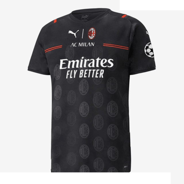 Camisa Milan 21/22 Puma - Preto - Loja da Seven