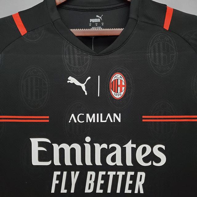 Camisa Milan 21/22 Puma - Preto - Loja da Seven