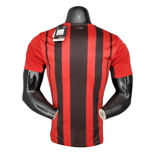 Camisa Milan 21/22 - Vermelha e Preta - Puma - Masculino Jogador - Loja da Seven