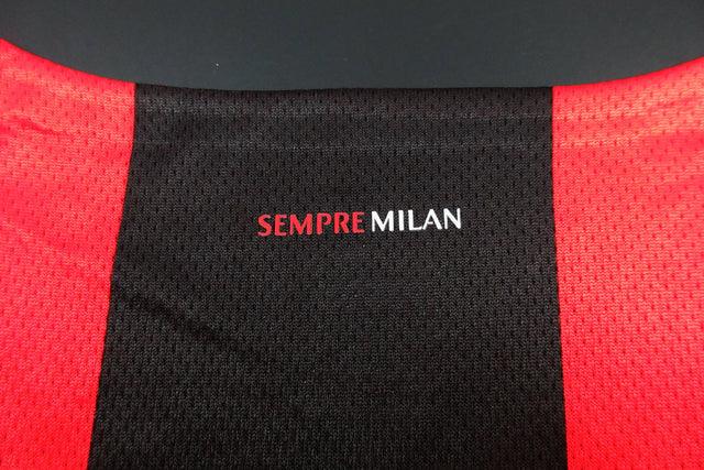 Camisa Milan 21/22 - Vermelha e Preta - Puma - Masculino Jogador - Loja da Seven