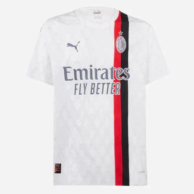 Camisa Milan Away 23/24 s/n° Torcedor Masculino - Branco - Loja da Seven