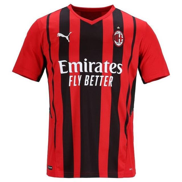 Camisa Milan I 21/22 Puma - Preto e Vermelho - Loja da Seven