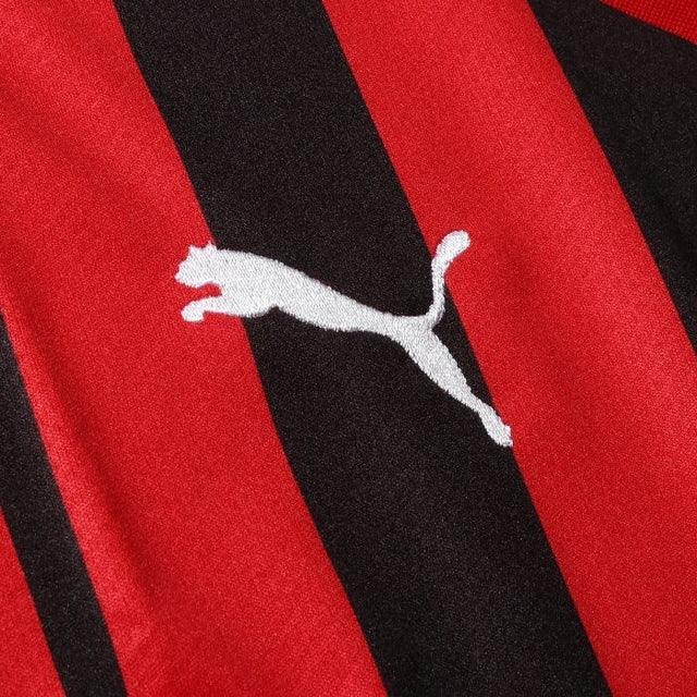 Camisa Milan I 21/22 Puma - Preto e Vermelho - Loja da Seven