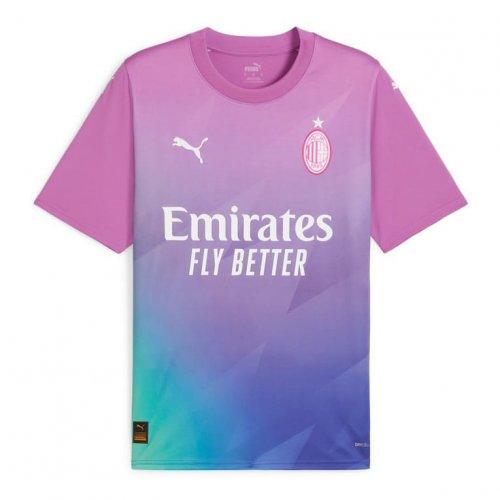 Camisa Milan III 23/24 - Roxo e Rosa - Loja da Seven