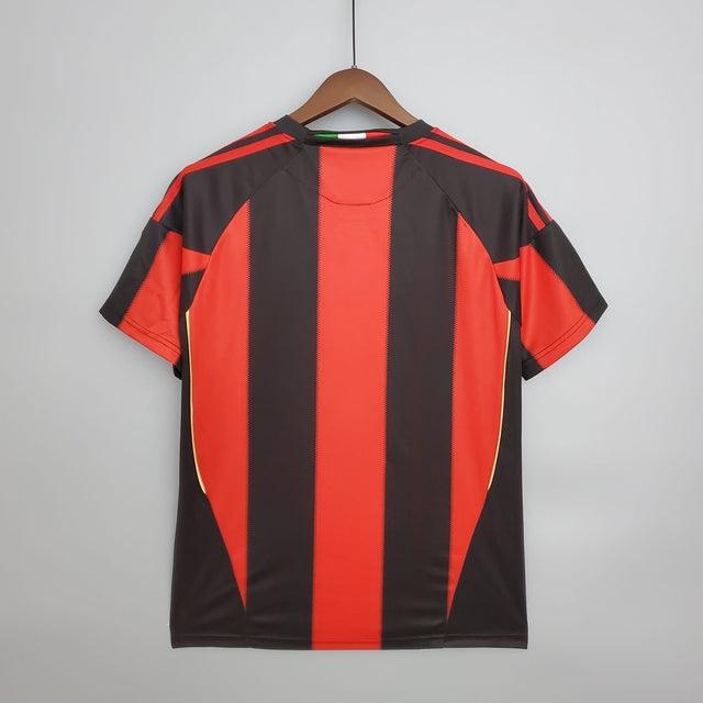 Camisa Milan Retrô 2010/2011 Vermelha e Preta - Adidas - DA Sports Oficial