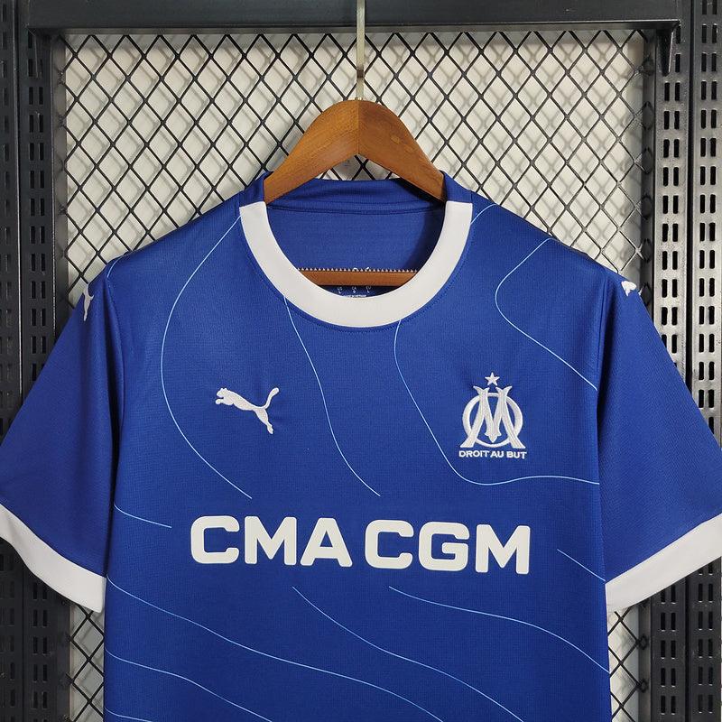 Camisa Olympique de Marseille 23/24 Puma - Azul - Loja da Seven