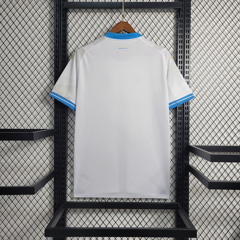 Camisa Olympique de Marseille I 23/24 Puma - Branco - Loja da Seven