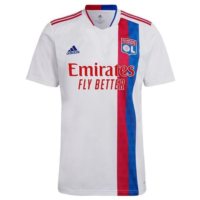 Camisa Olympique Lyon I 21/22 Adidas - Branco - Loja da Seven