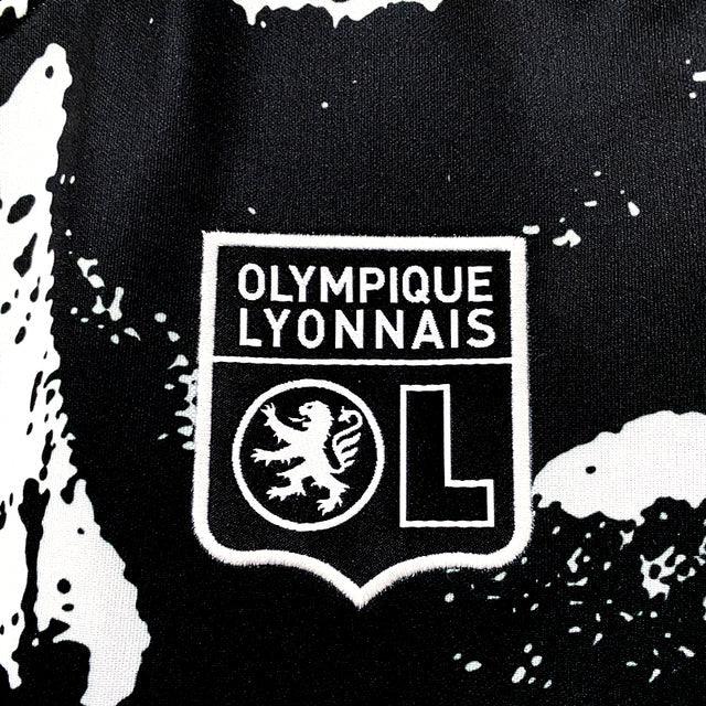 Camisa Olympique Lyon III 21/22 Adidas - Branco e Preto - Loja da Seven