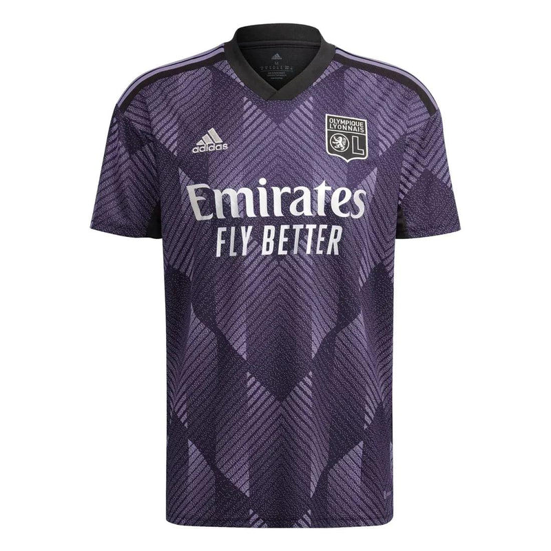 Camisa Olympique Lyon III 22/23 Adidas - Violeta - Loja da Seven