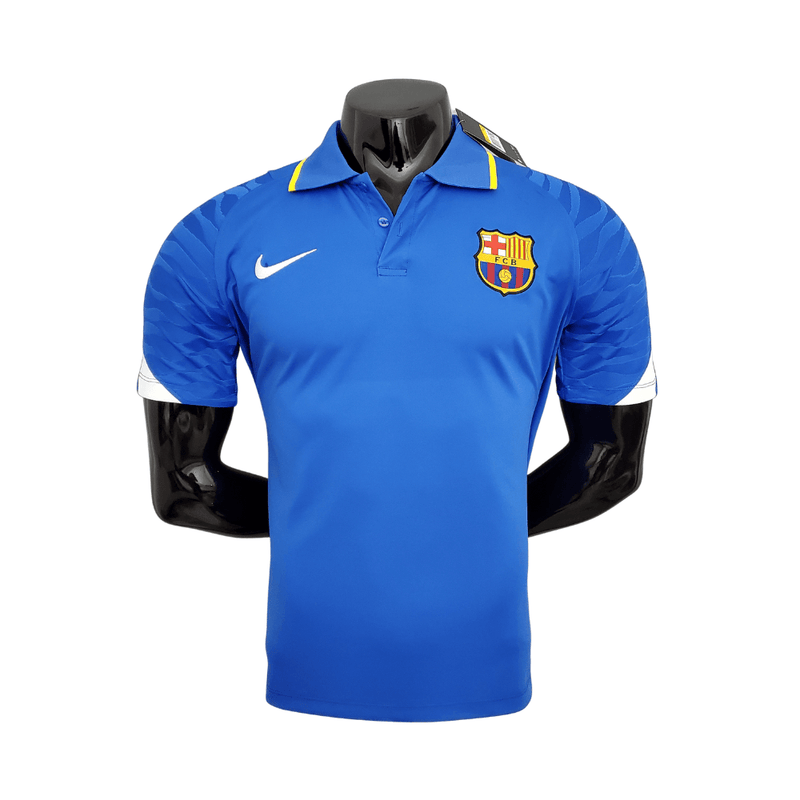 Camisa Polo Barcelona Azul - Masculina - Loja da Seven