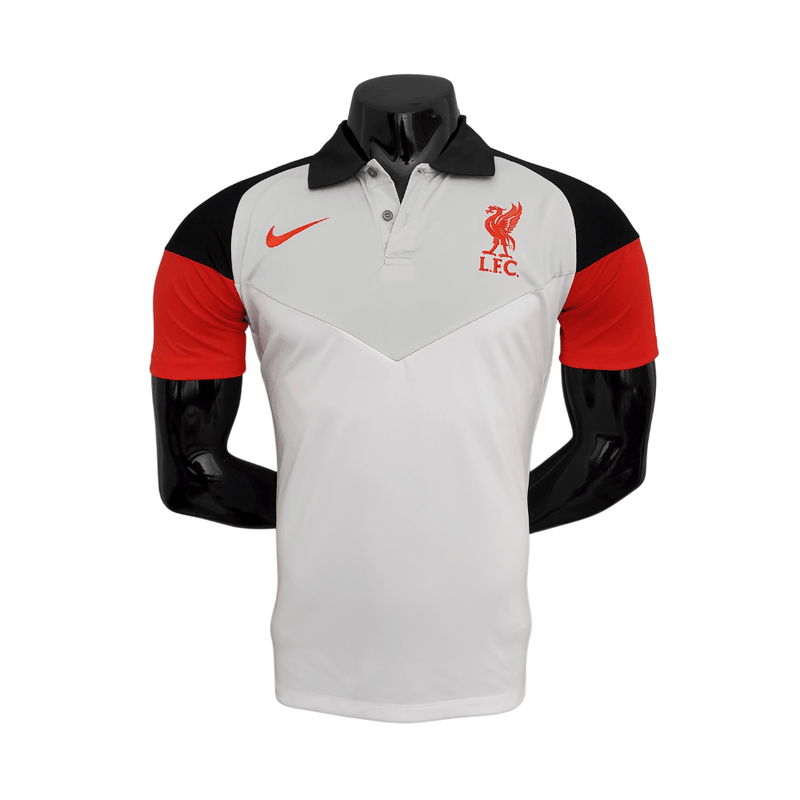 Camisa Polo Liverpool Branca - Masculina - Loja da Seven