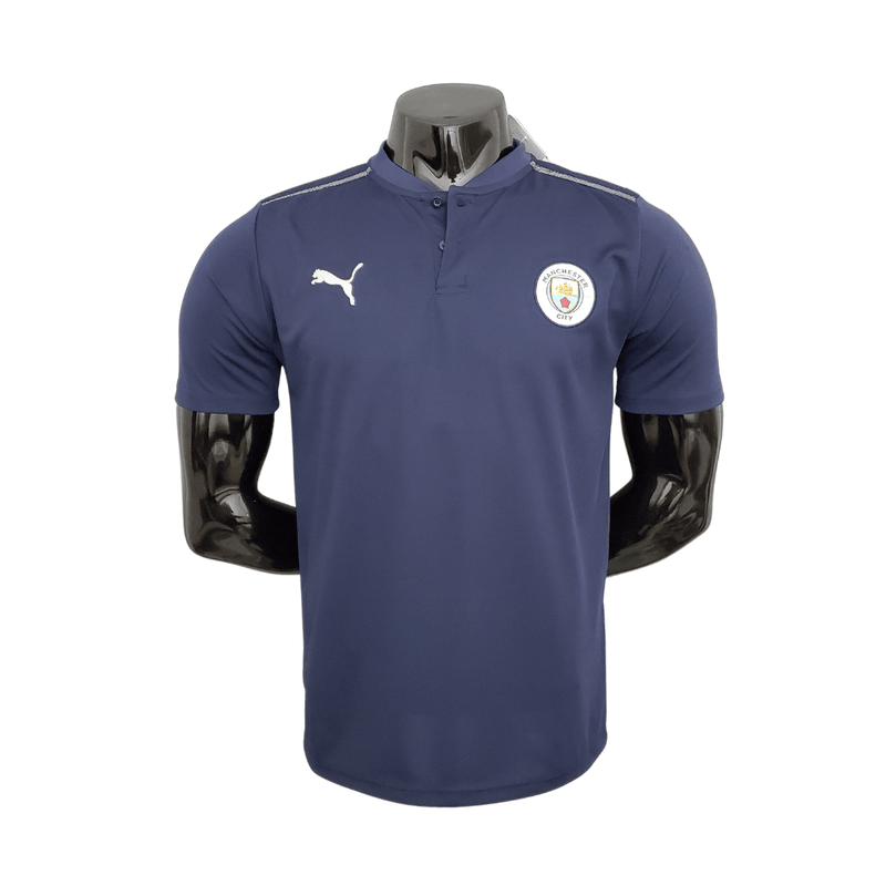 Camisa Polo Manchester City Azul - Masculina - Loja da Seven