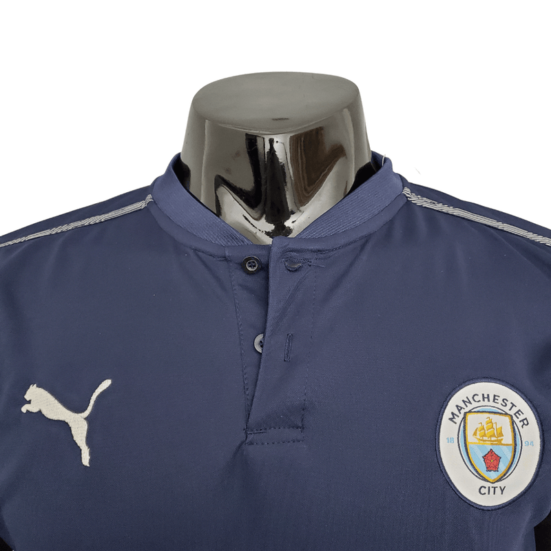 Camisa Polo Manchester City Azul - Masculina - Loja da Seven