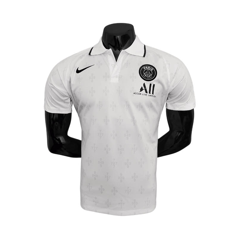 Camisa Polo PSG Branca - Masculina - Loja da Seven