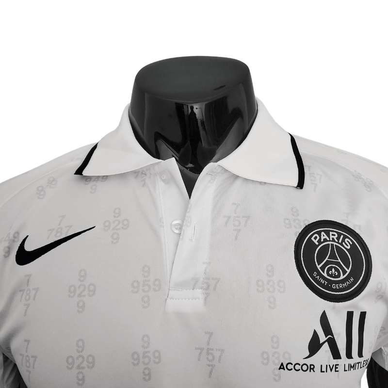 Camisa Polo PSG Branca - Masculina - Loja da Seven