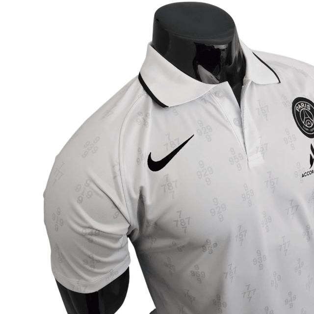 Camisa Polo PSG Branca - Masculina - Loja da Seven