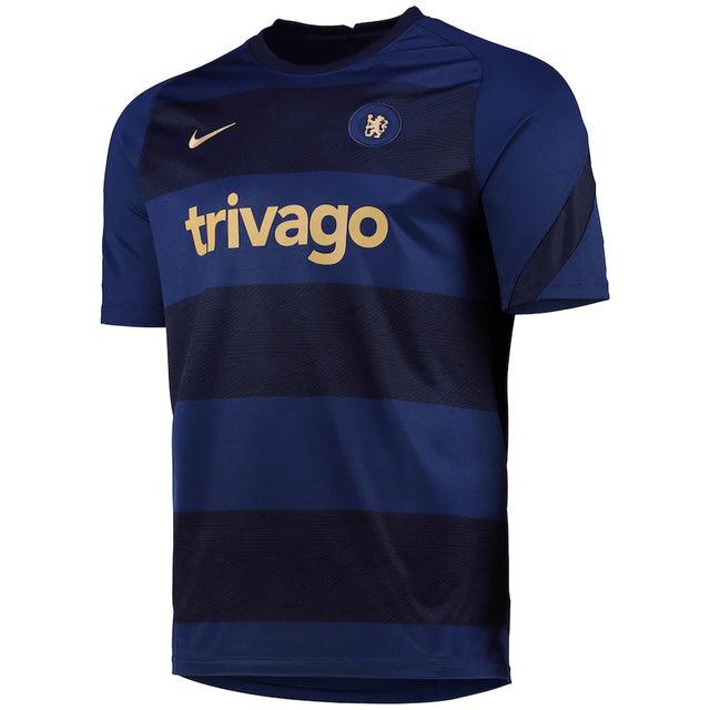 Camisa Pré-jogo Chelsea 21/22 Nike - Azul - Loja da Seven