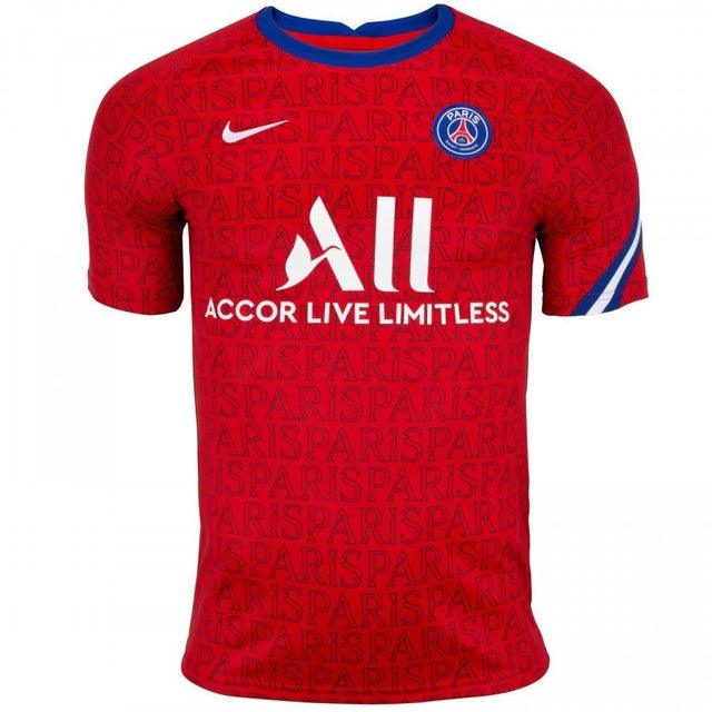 Camisa Pré-jogo PSG 20/21 Nike - Vermelho - Loja da Seven