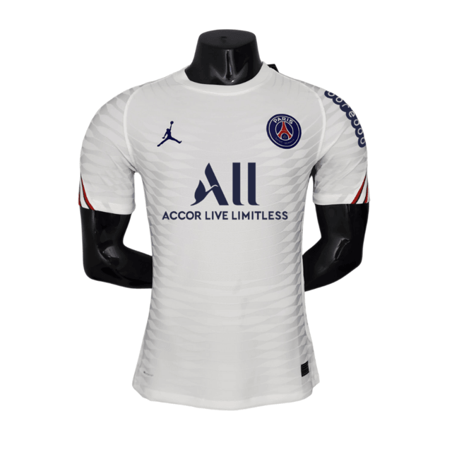 Camisa PSG 21/22 - Branca - Jordan - Masculino Jogador - Loja da Seven