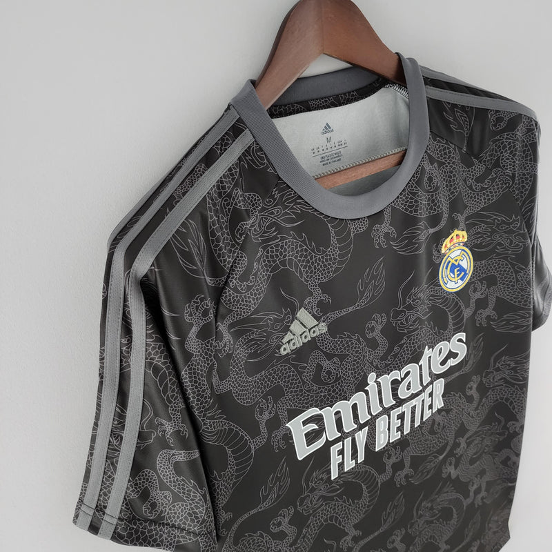 Camisa Real Madrid 22/23 Adidas - Edição Especial Black Dragon - Loja da Seven