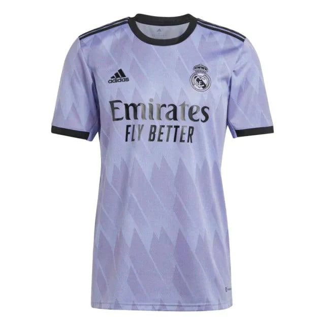 Camisa Real Madrid Away 22/23 s/n° Torcedor Masculino - Roxo Claro - Loja da Seven