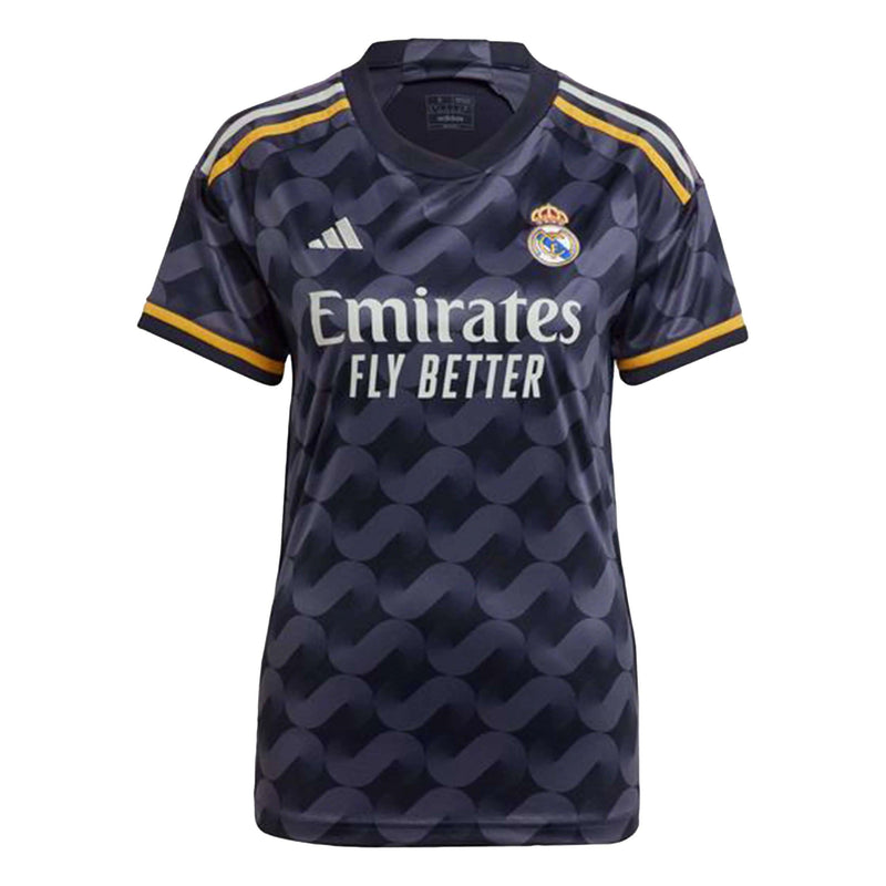 Camisa Real Madrid Away 23/24 s/n° Torcedor Adidas Feminina - Preta - Loja da Seven