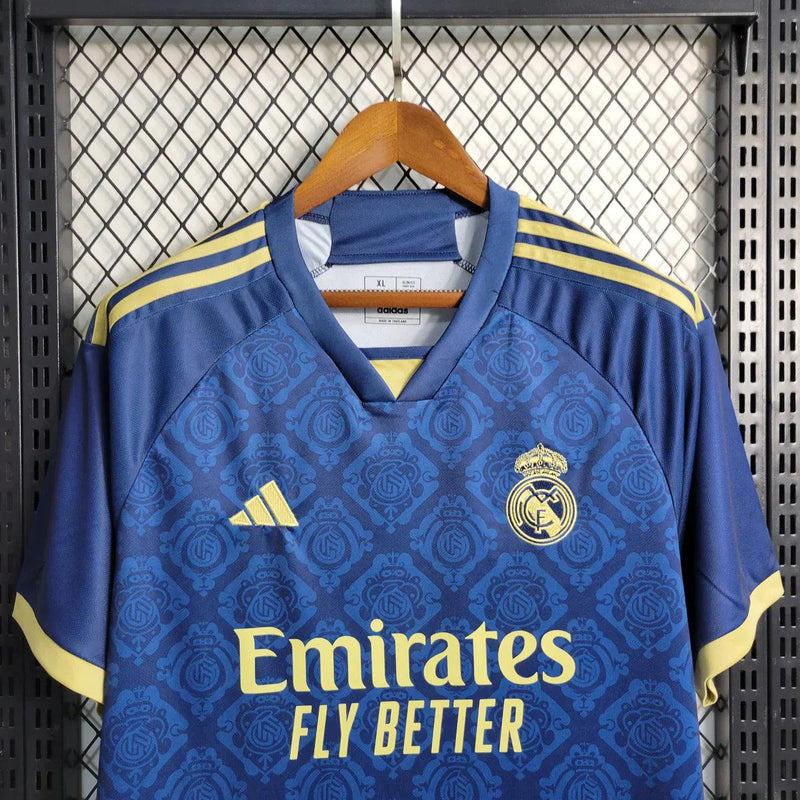 Camisa Real Madrid Azul Royal - 23/24 - Loja da Seven