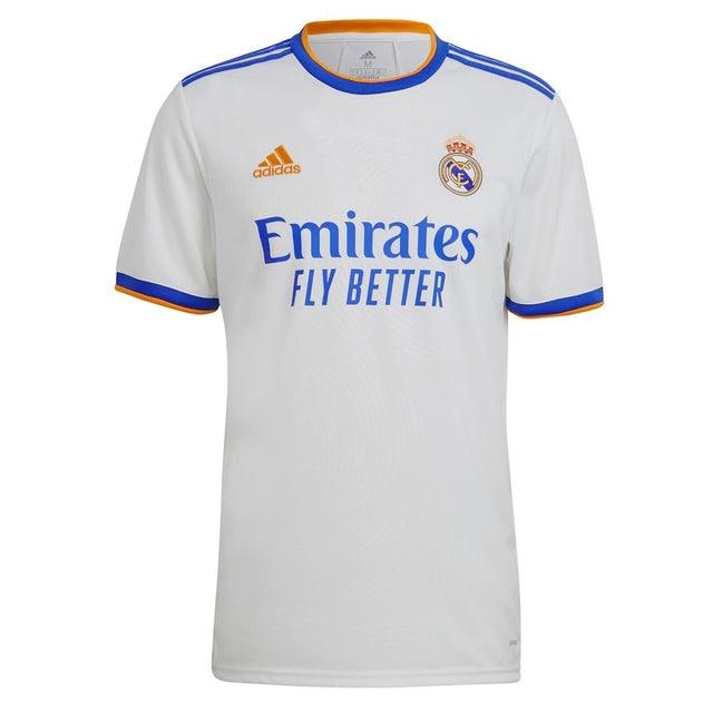 Camisa Real Madrid I 21/22 Adidas - Branco - Loja da Seven