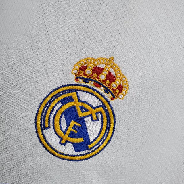 Camisa Real Madrid I [UEFA Champions League] 21/22 Adidas - Branco - Loja da Seven