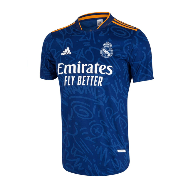 Camisa Real Madrid II 21/22 Adidas - Azul - Loja da Seven